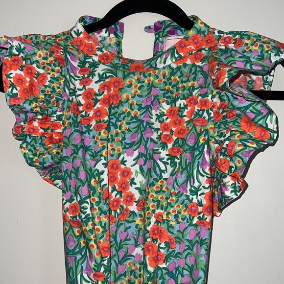 Banjanan Audrey Ruffle Floral Mini Dress - Picture 7 of 11